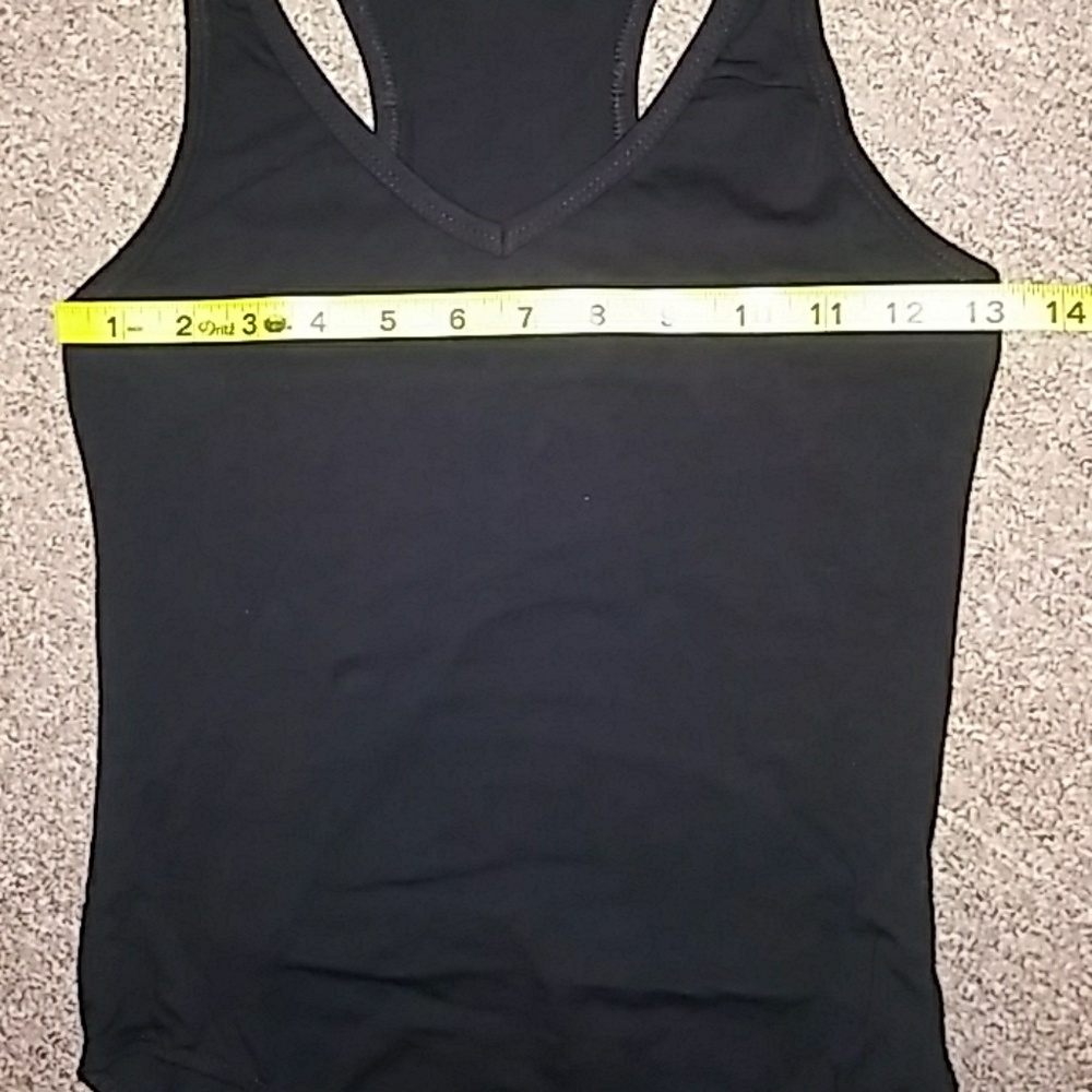 Last 1! Size M Black Racerback Bodysuit - Picture 6 of 7